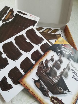 Puzzle 3D Barco Pirata