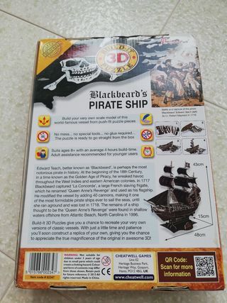 Puzzle 3D Barco Pirata