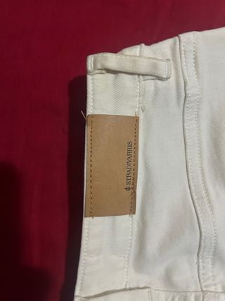 Pantalones campana blancos