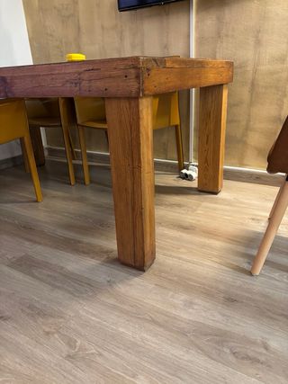 !!! OFERTA !!! MESA COMEDOR MADERA TECA MACIZA
