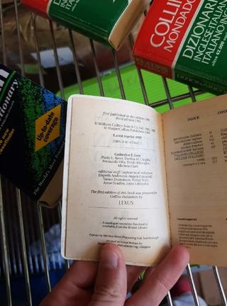 PICCOLI DIZIONARI COLLINS ITALIANO INGLESE