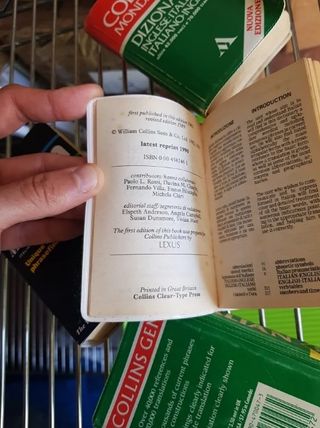 PICCOLI DIZIONARI COLLINS ITALIANO INGLESE