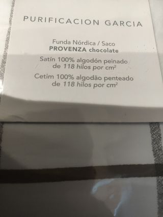 Funda nórdica cama 90 y cuadrante