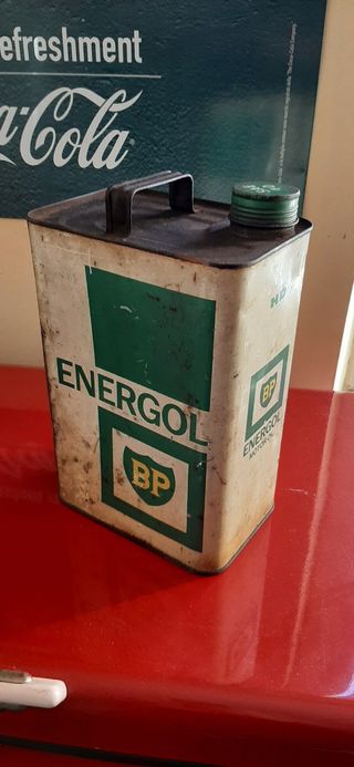 Latta olio anni 60 benzina BP