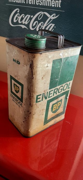 Latta olio anni 60 benzina BP