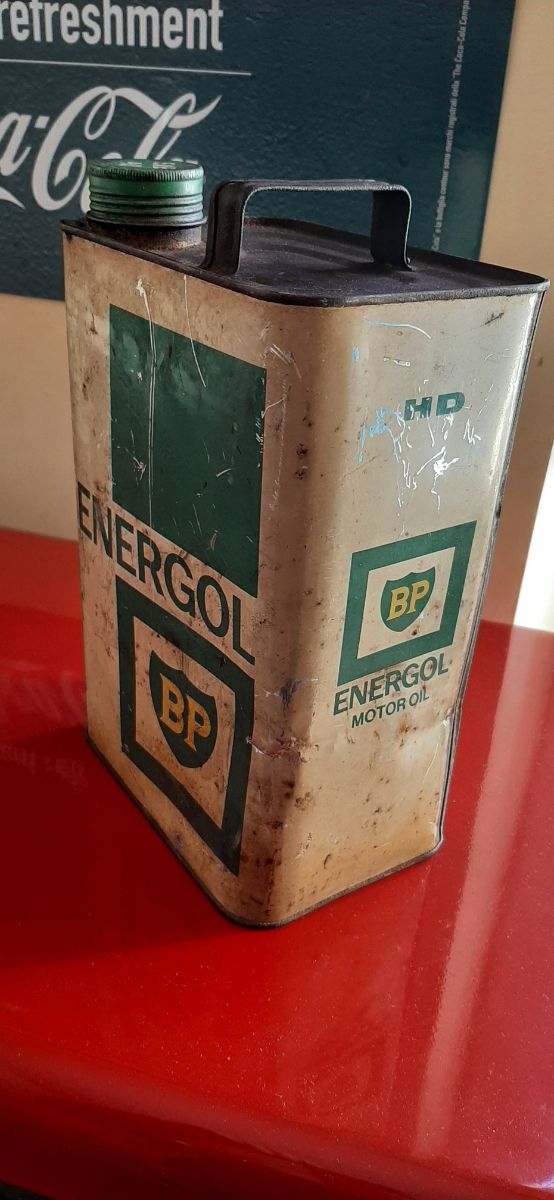 Latta olio anni 60 benzina BP