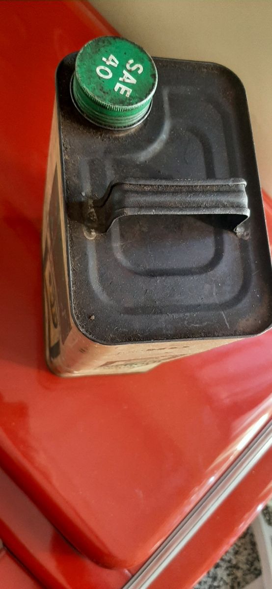 Latta olio anni 60 benzina BP