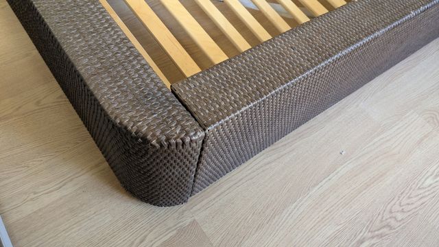 Cama MELBU ratán Ikea 140x200