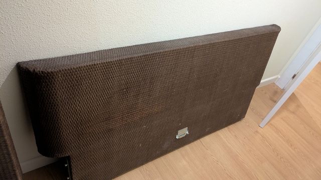 Cama MELBU ratán Ikea 140x200