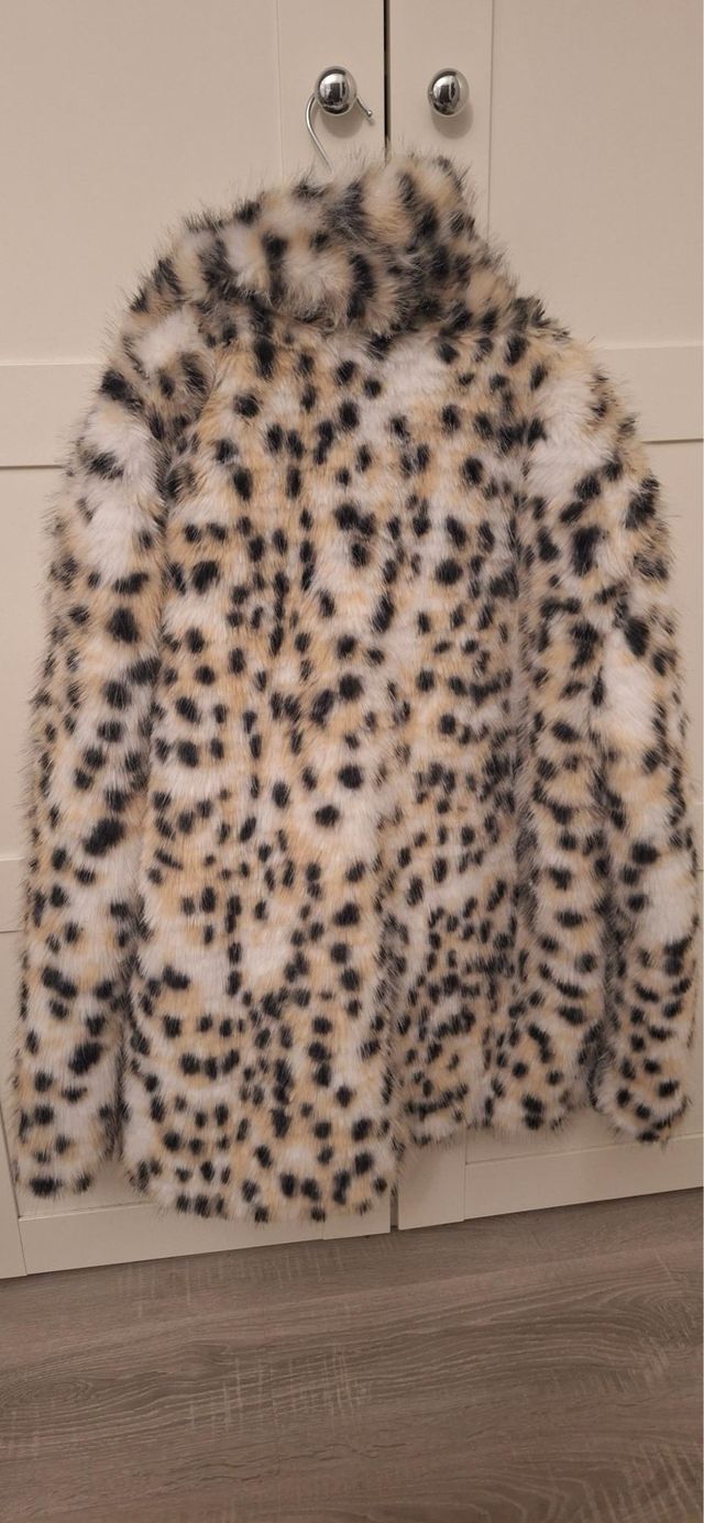 Chaqueta Leopardo Efecto Pelo