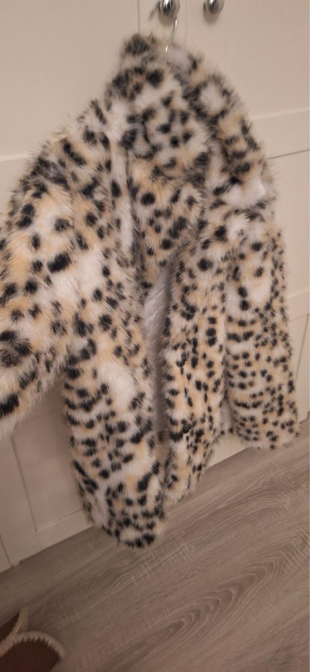 Chaqueta Leopardo Efecto Pelo