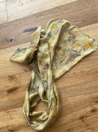 Foulard seta ecoprint