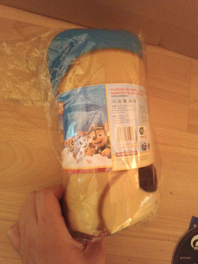 Manta polar Patrulla canina sin estrenar