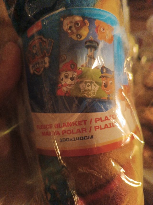 Manta polar Patrulla canina sin estrenar