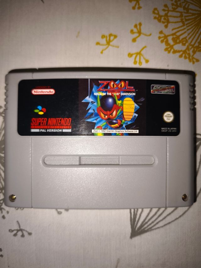 VIDEOJUEGO SUPER NINTENDO PAL ZOOL