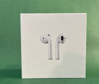 Caja vacía de AirPods de apple