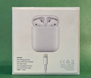 Caja vacía de AirPods de apple