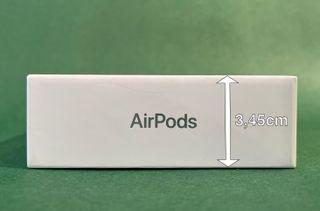 Caja vacía de AirPods de apple