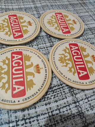 12Posavasos antiguos AGUILA España