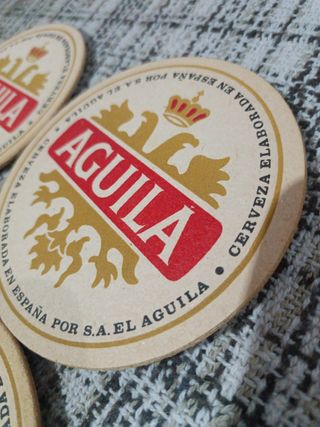 12Posavasos antiguos AGUILA España