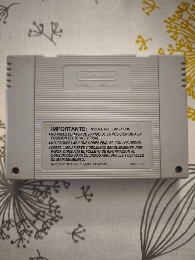 VIDEOJUEGO SUPER NINTENDO PAL STAR WARS