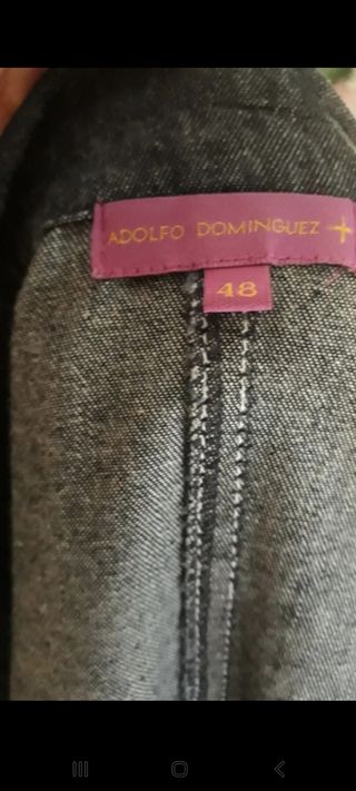 Traje vaquero de Adolfo Domínguez nuevo 