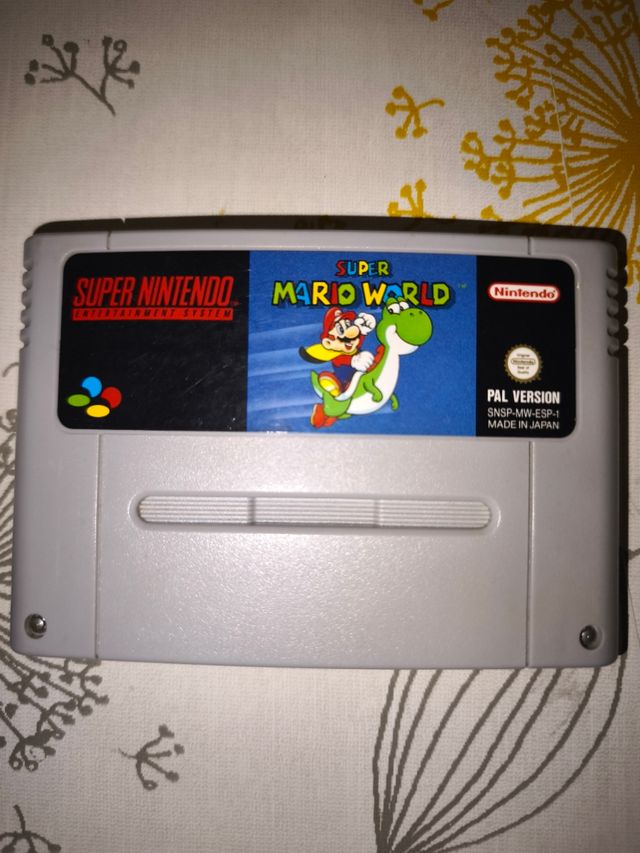VIDEOJUEGO SUPER NINTENDO SUPER MARIO