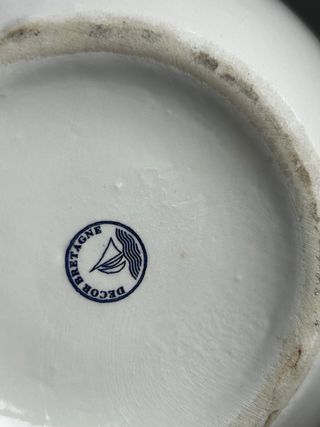Jarra de agua de loza francesa