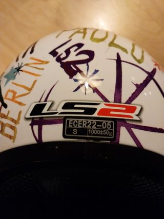 Casco moto talla S