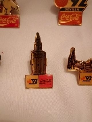 Colección pins Coca Cola Expo 1992