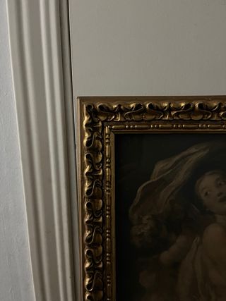 Cuadro con Litografia de Venus y cupido