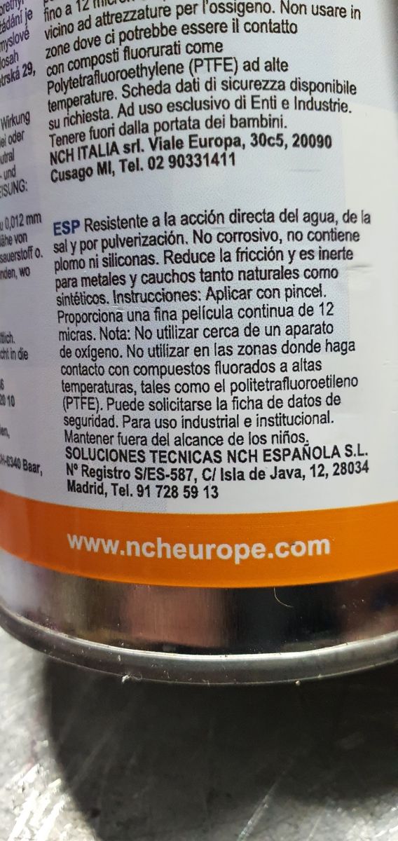 Grasa de alta temperatura