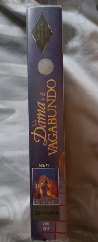 VHS LA DAMA Y EL VAGABUNDO,Black Diamond
