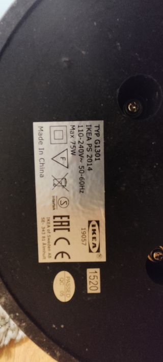 Lampara Ikea ps2014 tipo G1301