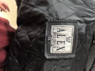 Chaqueta moto piel invierno
