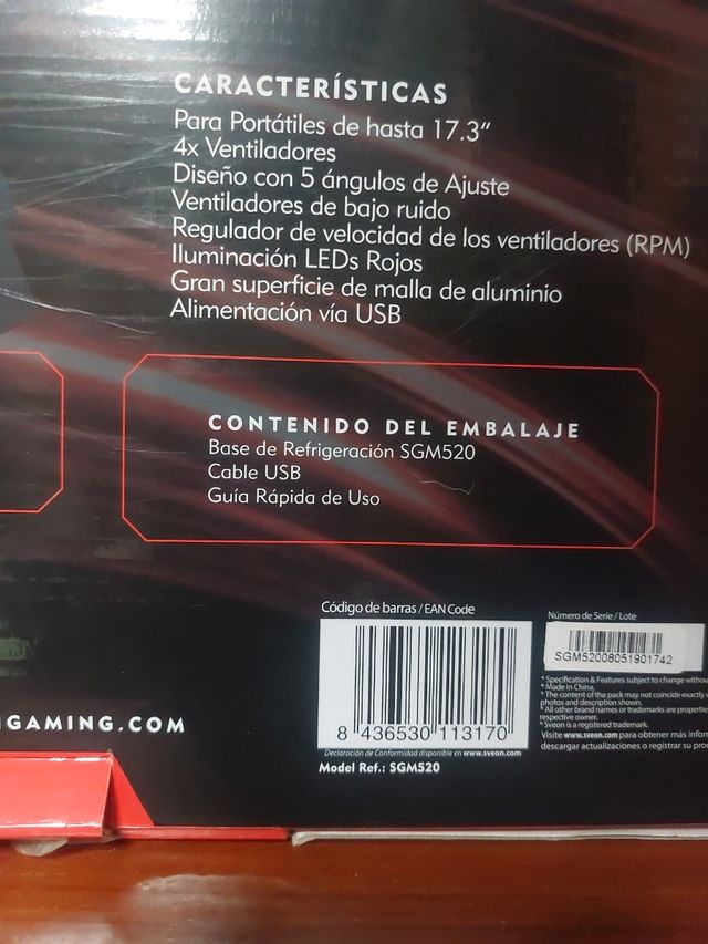 Ventilador para portátil