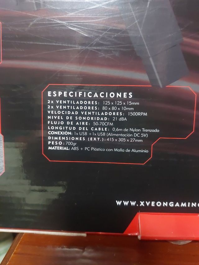 Ventilador para portátil