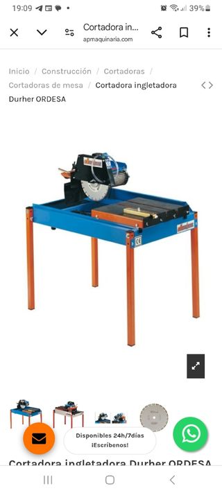 Mesa corte húmedo piedra