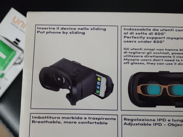 visore 3d realta' virtuale