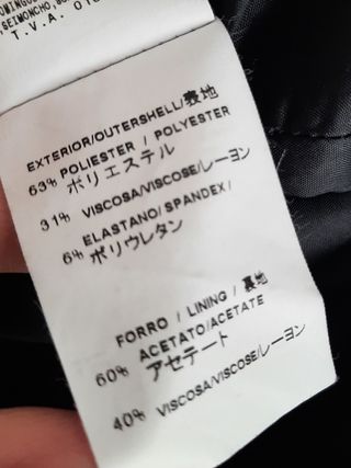 Falda azul Adolfo Domínguez