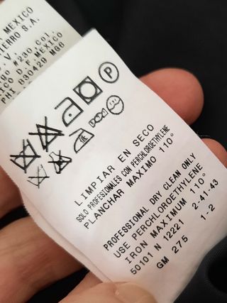 Falda azul Adolfo Domínguez