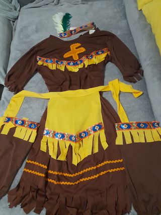 Disfraz de india adulta