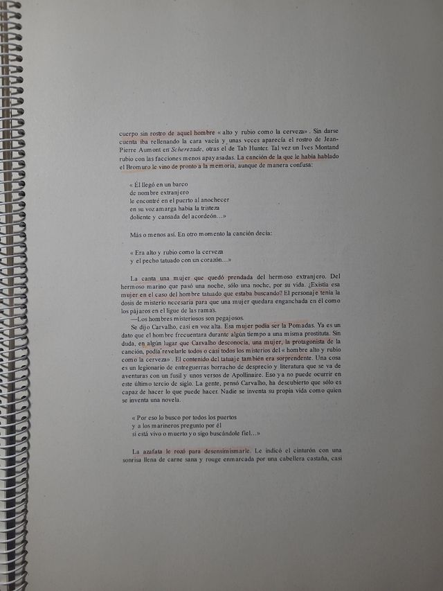 Libro tatuaje pepe carvalho