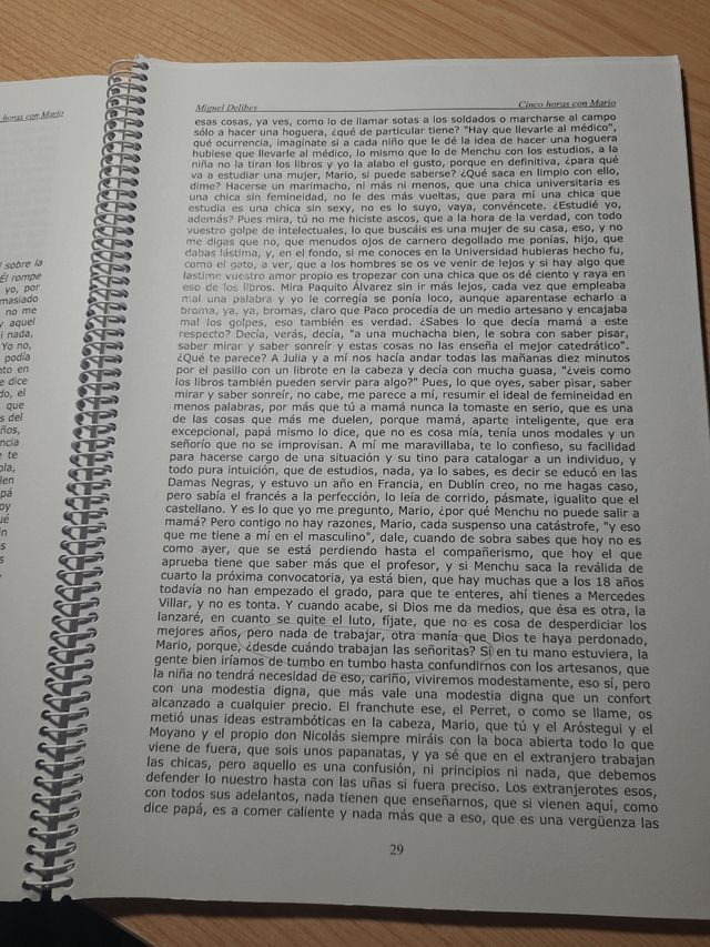 Cinco horas con Mario 