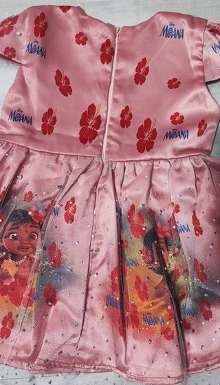 Vestito bambina tema Moana Oceania