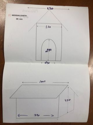 Caseta perro mediano