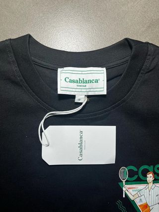 Camiseta Casablanca Le Jeu Negra