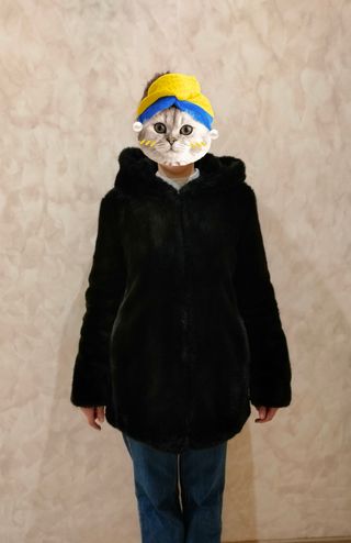 Chaquetón piel sintética