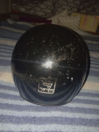 Casco moto con visera