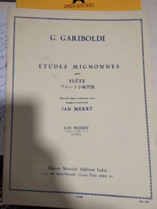 Lote flauta 7 libros partituras con cd